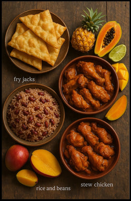 Caribbean Feast Poster