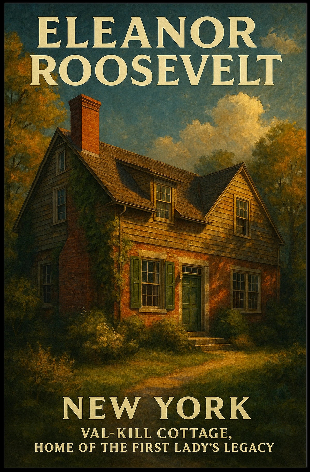 Eleanor Roosevelt Val-Kill Cottage Poster