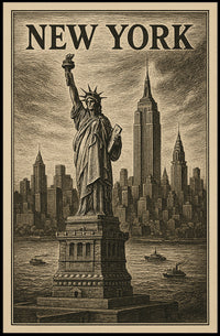New York Skyline Poster