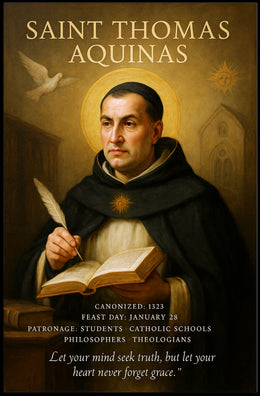 Saint Thomas Aquinas Tribute Poster PosterGoat