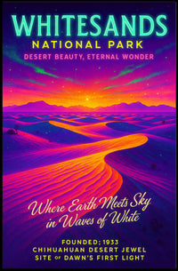 Whitesands National Park Poster PosterGoat