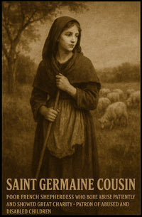 Saint Germaine Cousin Patron Of Abused Poster