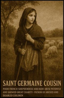 Saint Germaine Cousin Patron Of Abused Poster