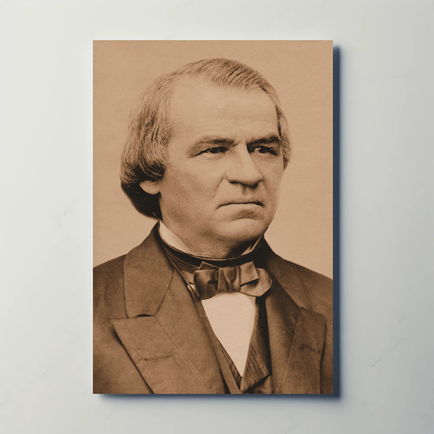 Andrew Johnson 17th President Sepia Photo