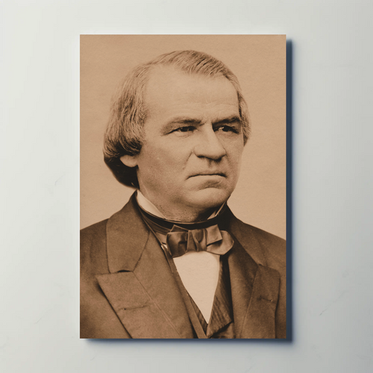 Andrew Johnson 17th President Sepia Photo
