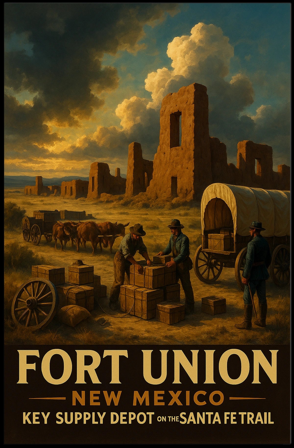 Fort Union New Mexico Poster