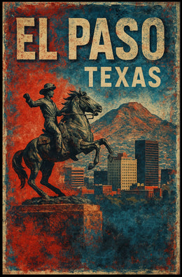 El Paso, Texas Western Heritage Poster