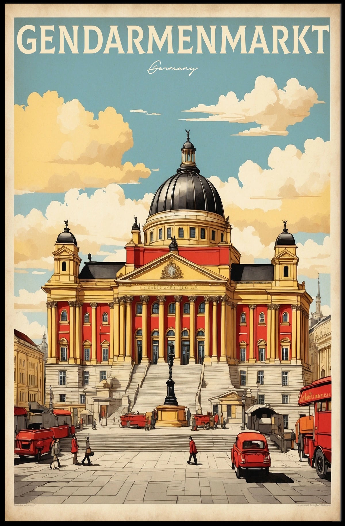 Gendarmenmarkt Germany Poster