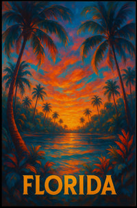 Florida Sunset Poster