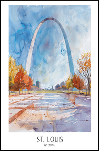 St. Louis in Art Poster PosterGoat