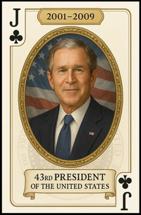 Forty Third President Of The United States Portrait Poster