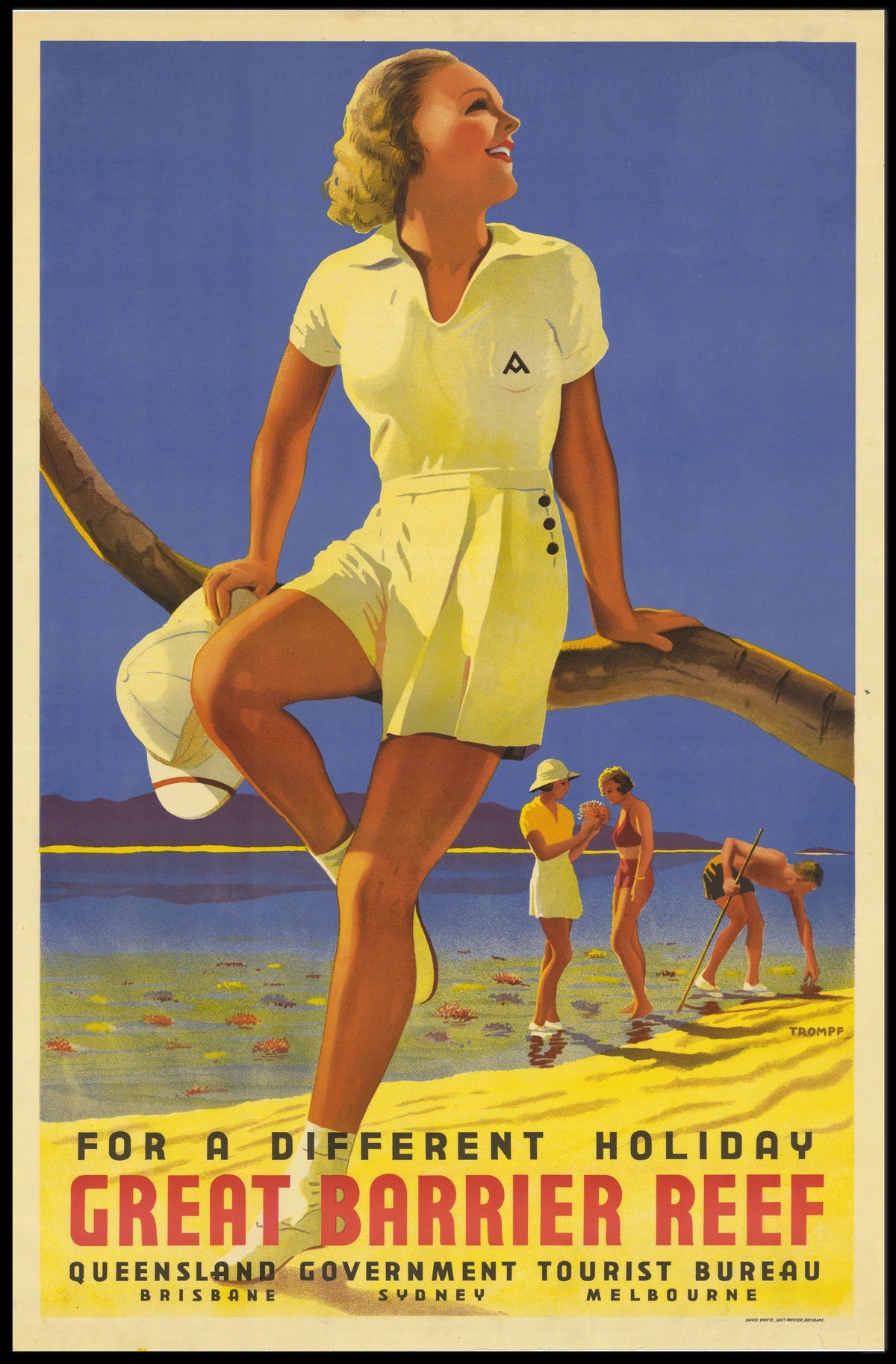 Discover The Great Barrier Reef Poster
