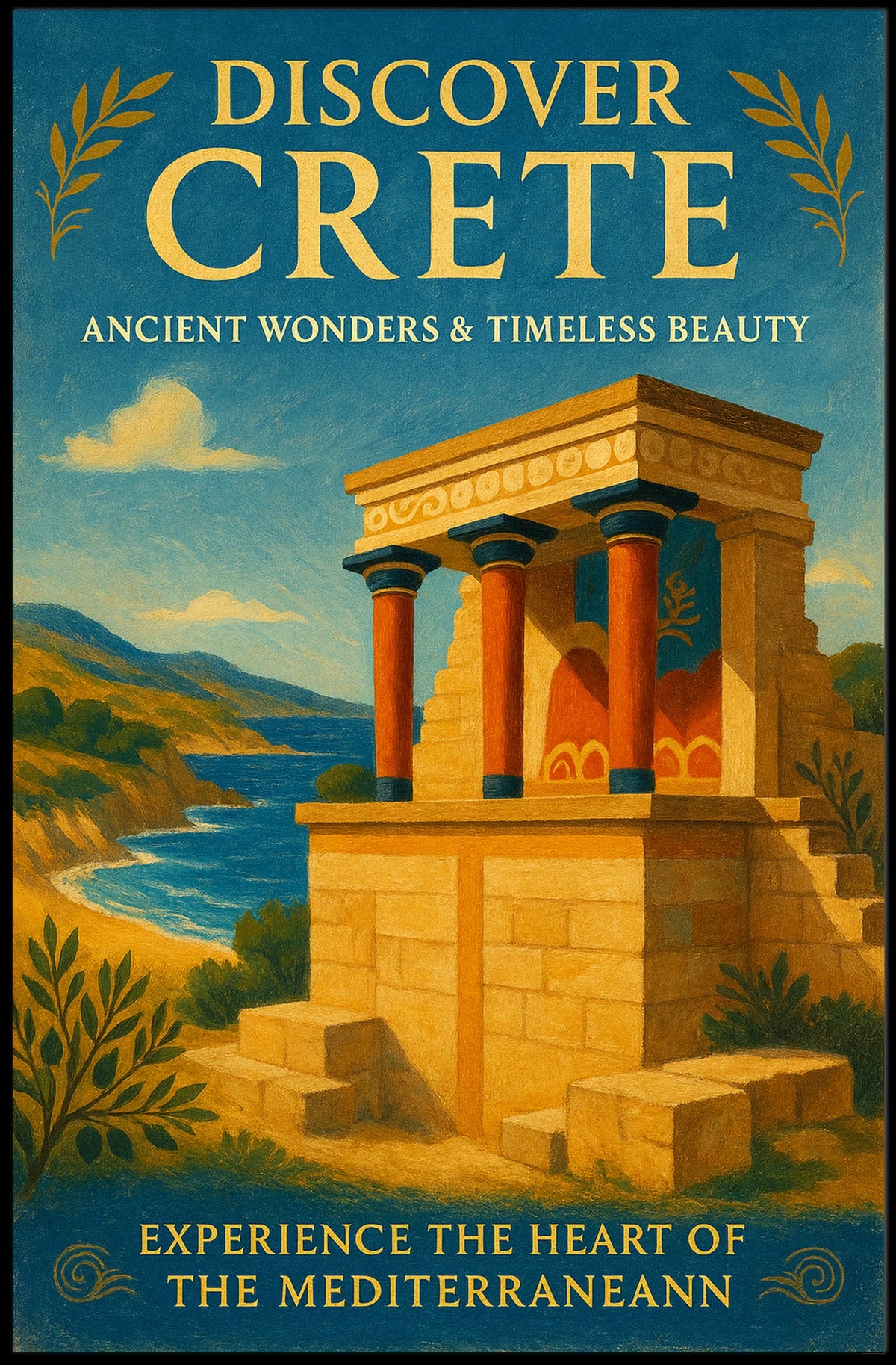 Discover Crete Poster