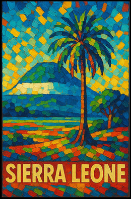 Sierra Leone Vibrant Landscape Poster