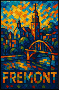 Fremont Vibrant Cityscape Poster