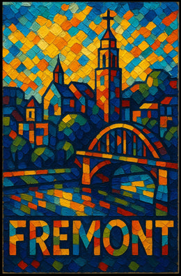 Fremont Vibrant Cityscape Poster