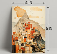 Urban Mountain Dreamscape Poster