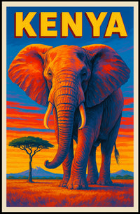 Majestic Kenya Poster