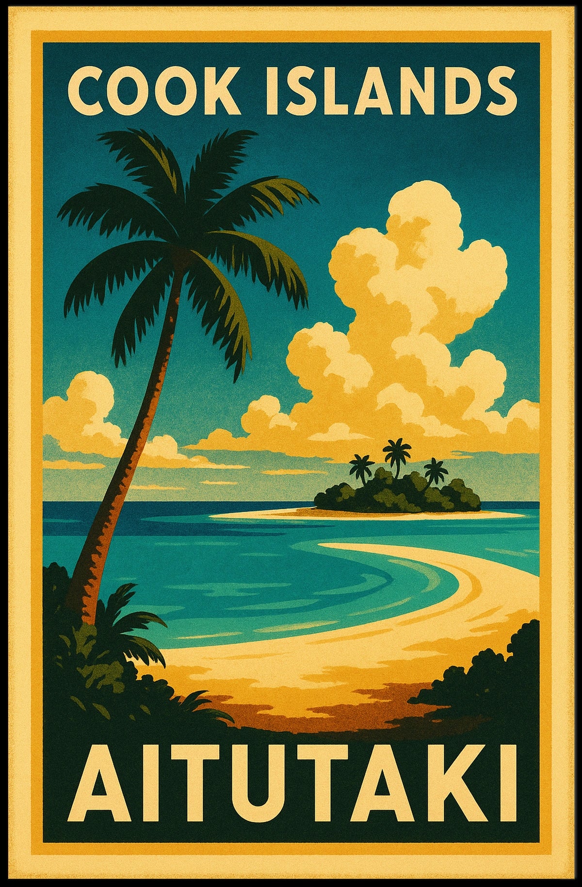 Aitutaki Paradise Poster