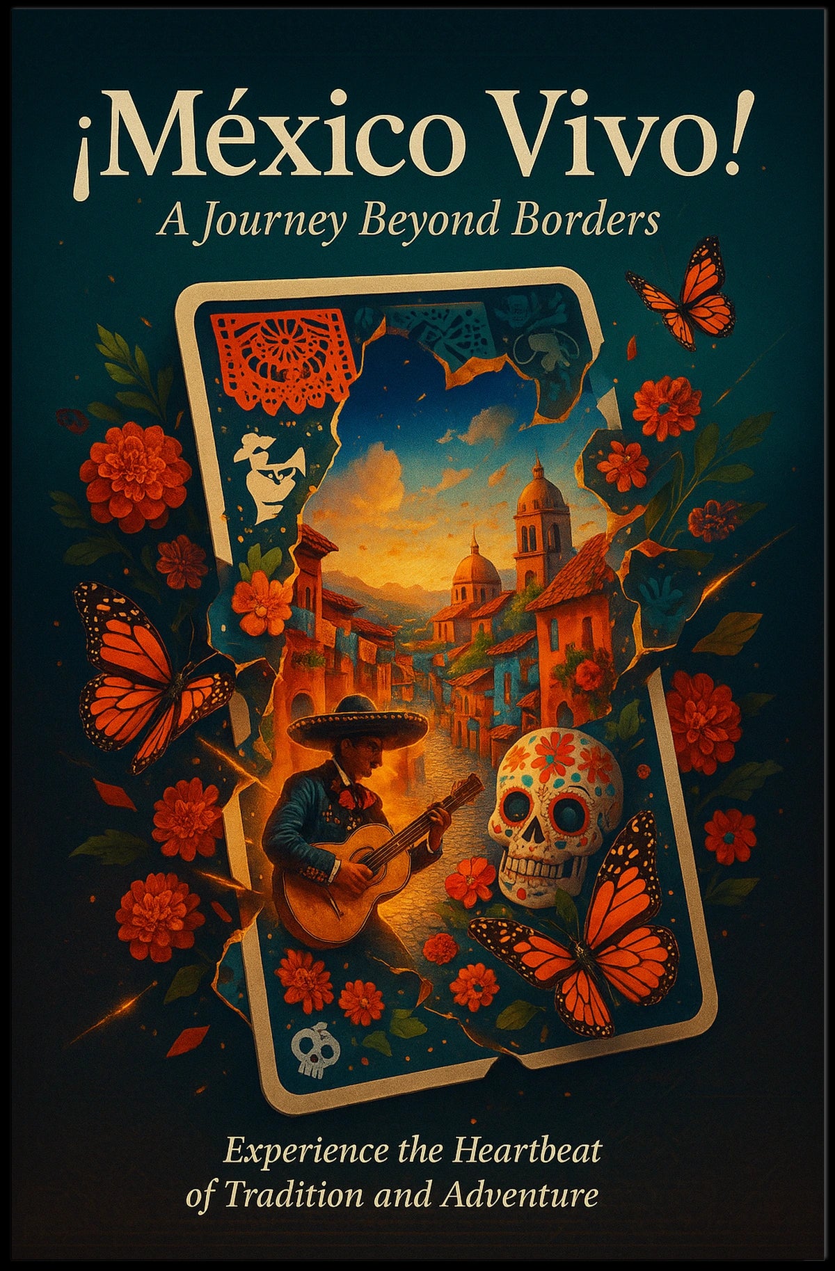 México Vivo A Journey Beyond Borders Poster