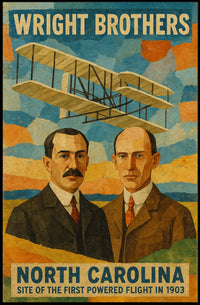Wright Brothers Pioneers Of Flight Poster
