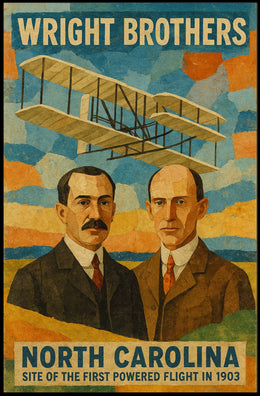 Wright Brothers Pioneers Of Flight Poster