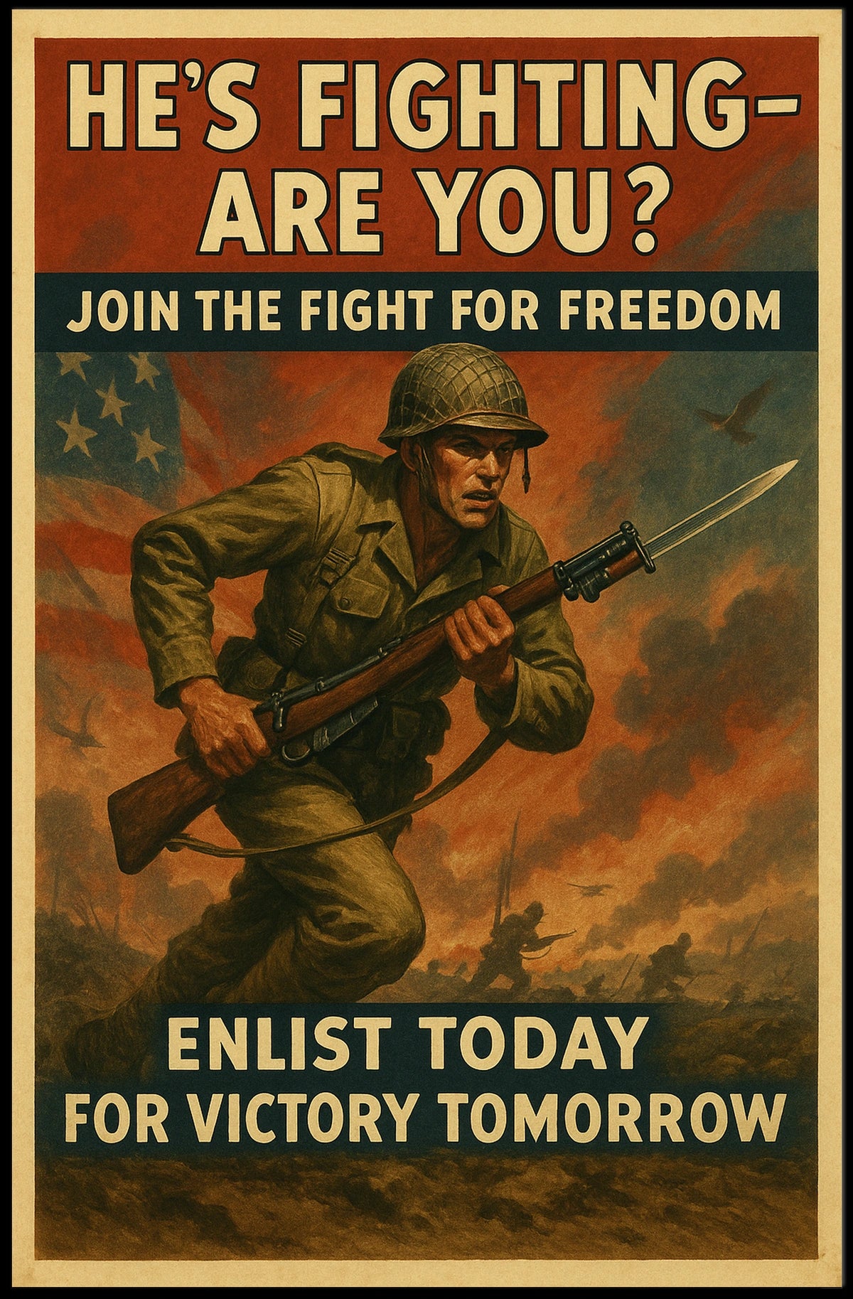 Join the Fight for Freedom Poster