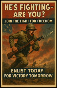 Join the Fight for Freedom Poster
