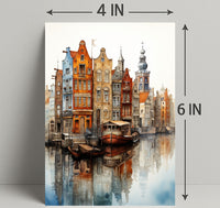 Reflections Of A Canal City Poster