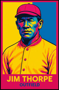 Jim Thorpe Outfield Poster