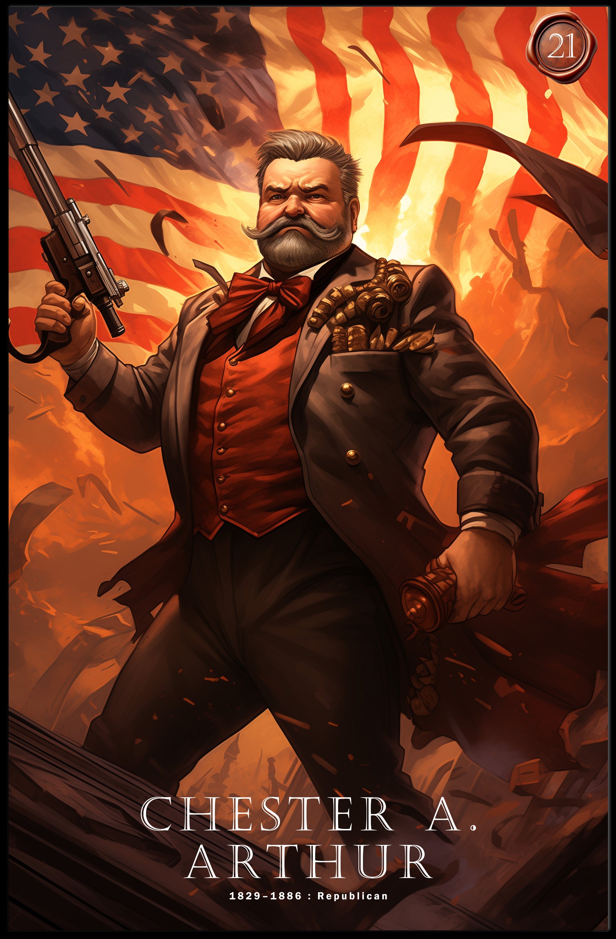 Chester A. Arthur: A Historical Tribute Poster