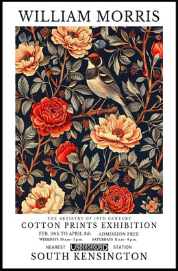 19th Century William Morris Art Exhibition Cultural Poster