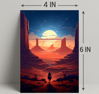 Journey Through The Desert Poster PosterGoat