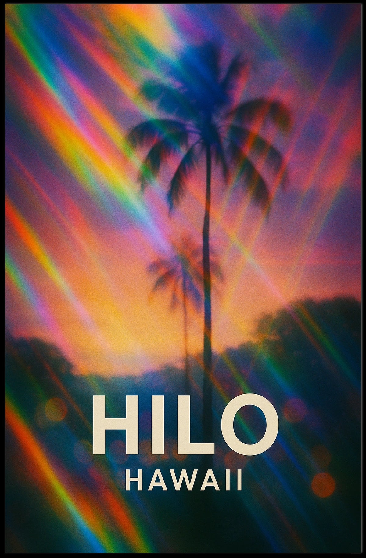 Hilo Hawaii Scenery Photography Realism Wanderlust Poster