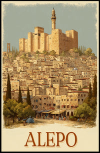 Aleppo A Historical Cityscape Poster