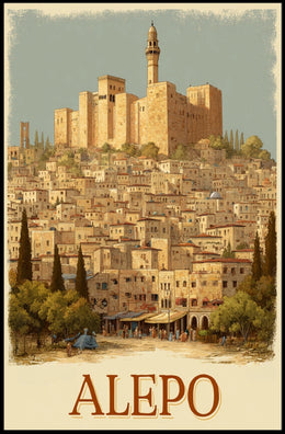 Aleppo A Historical Cityscape Poster