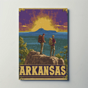 Vintage Poster Arkansas Sunset Hike