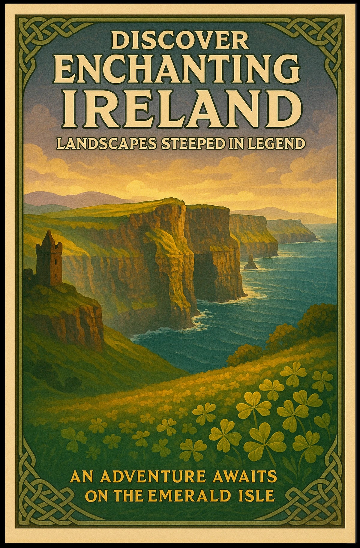 Discover Enchanting Ireland Poster