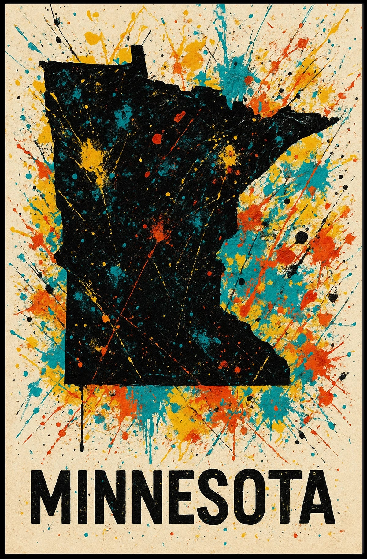 Minnesota Splash Poster