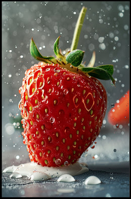 Juicy Strawberry Delight Poster PosterGoat