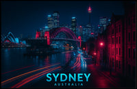 Sydney at Night Poster