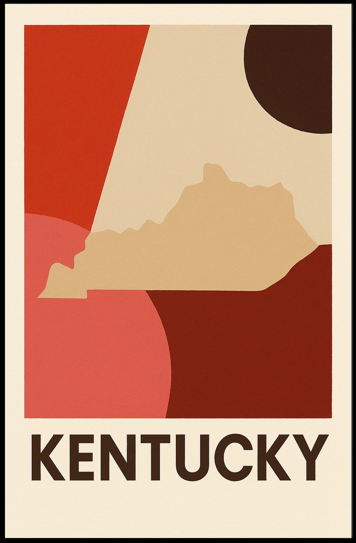 Kentucky A Modern Tribute Poster