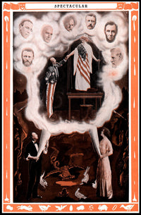 Magical Patriotic Performance Vintage Theatrical Historical Poster