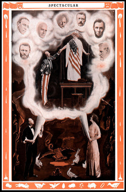 Magical Patriotic Performance Vintage Theatrical Historical Poster