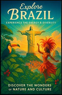 Explore Brazil Poster