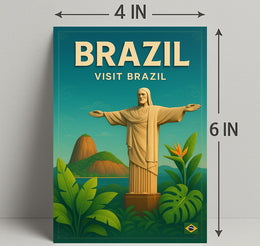 Discover Brazil Poster PosterGoat