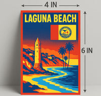 Laguna Beach Scenic Poster PosterGoat