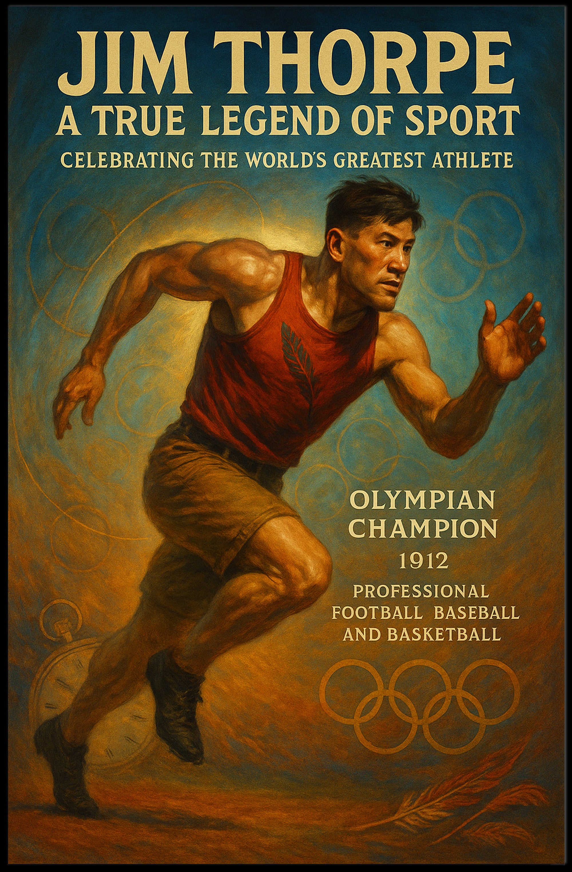 Jim Thorpe – A True Legend of Sport Poster