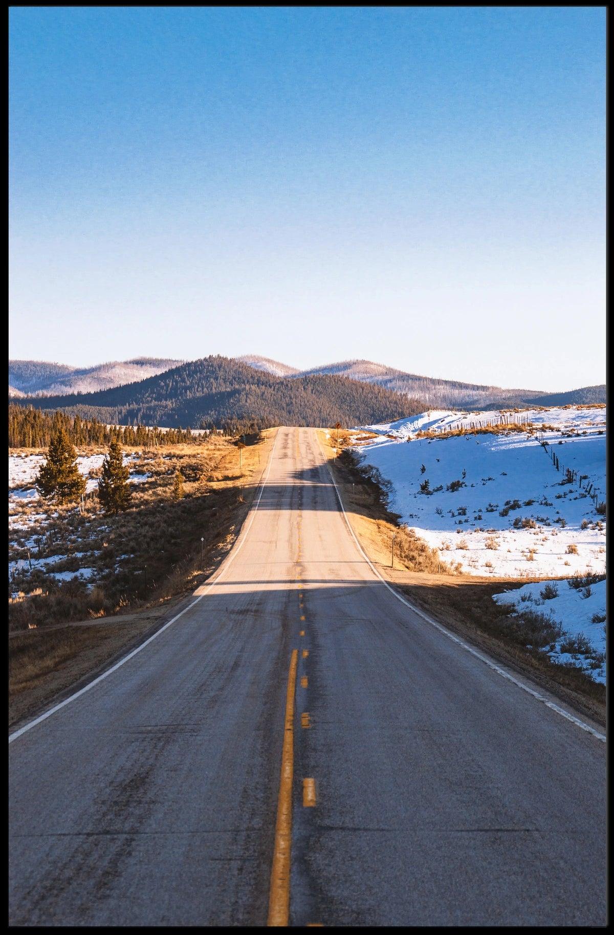 Open Road To The Horizon Poster