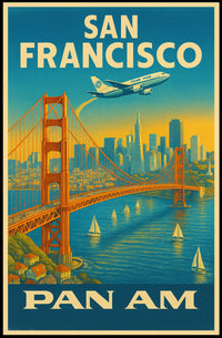 Pan Am San Francisco Poster